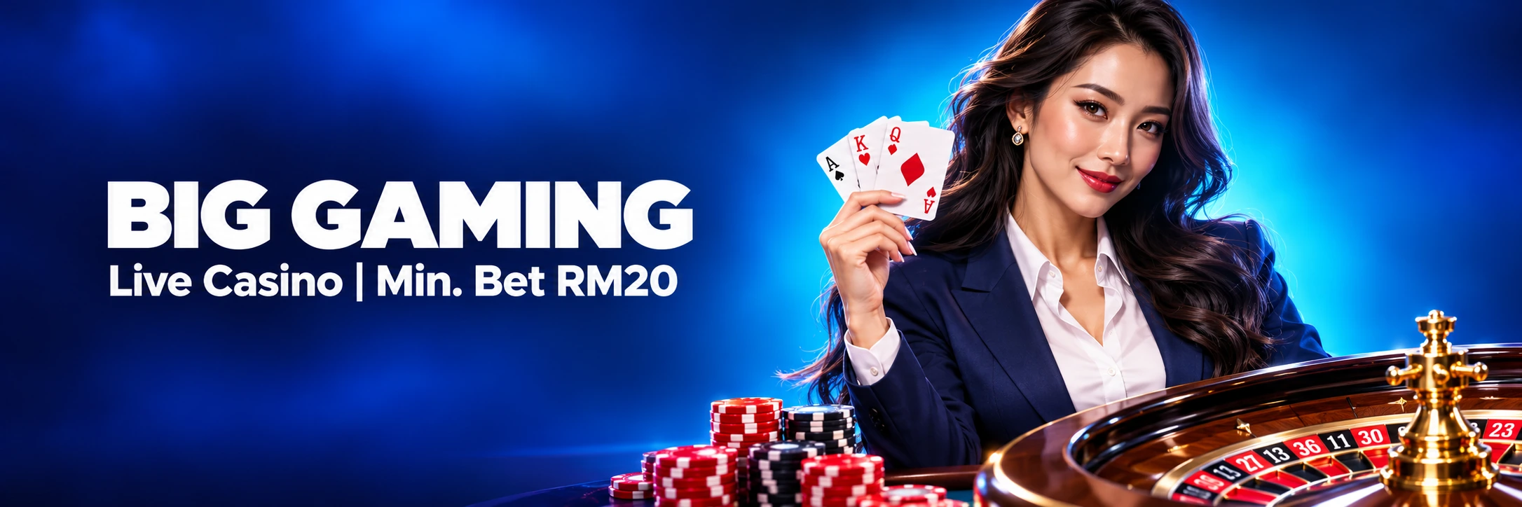 Big Gaming promotion banner