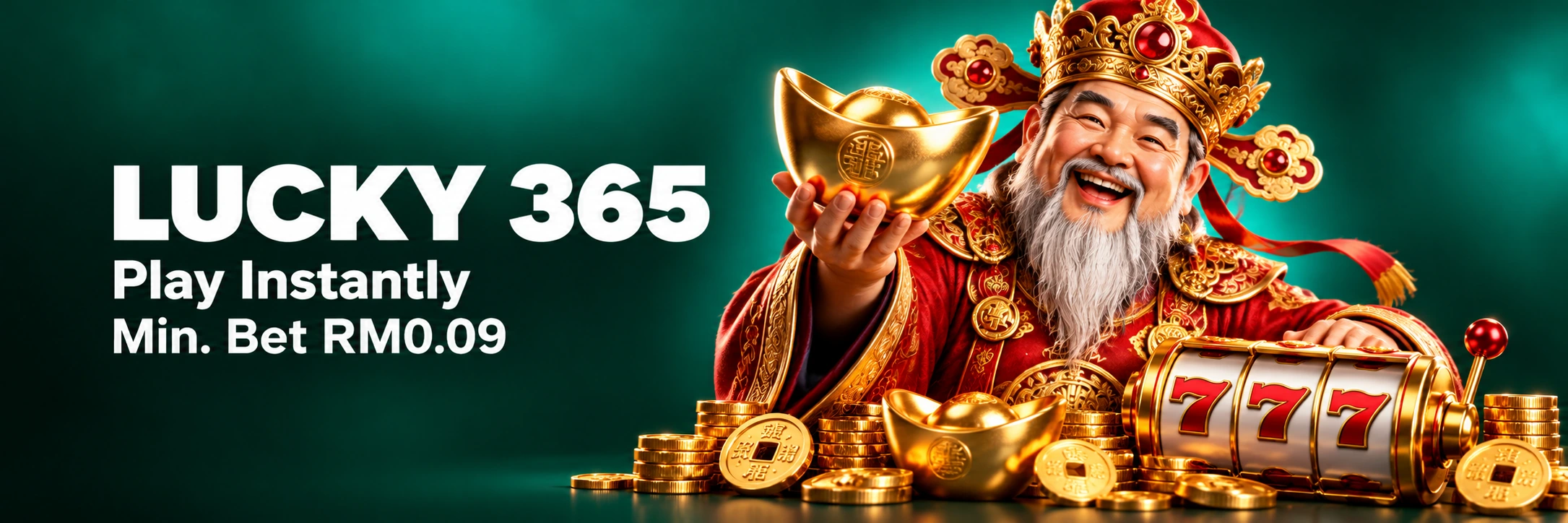 Lucky 365 promotion banner